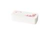 Tatsumiya SAKURA Slim Lunch 30402 Single-Tier Box, White, Size Approx. W19.3 D8.2 H5.3