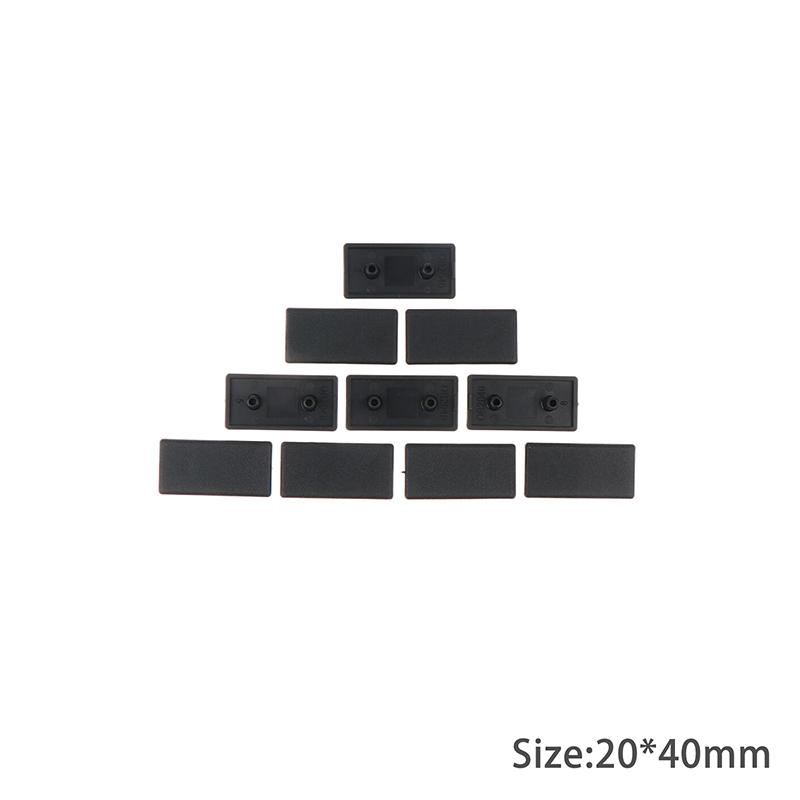 10 шт. 2020 3030 3060 4040 4080 4545 Пластиковая торцевая крышка, черная для алюминиевого профиля ЕС