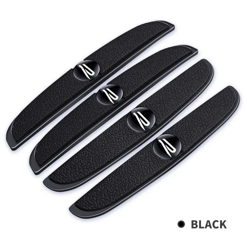 QEJMX1 4PCS Car Rearview Mirror Door Protective Sticker Protection Strip For VW Volkswagen GTI R Rline Golf Beetle Passat Sharan Jetta