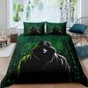 Programmer Duvet Cover King Queen Size Green Binary Print Programming Code Data Bedding Set Computer Program Number Quilt Cover