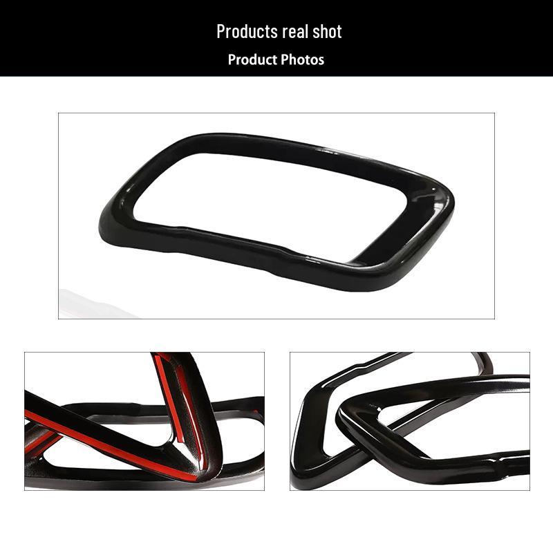 Совместимо с 19-25 BMW X5/X6/X7 G05/G06/G07 Черный Воин Накладка на выхлопную трубу Нержавеющая сталь