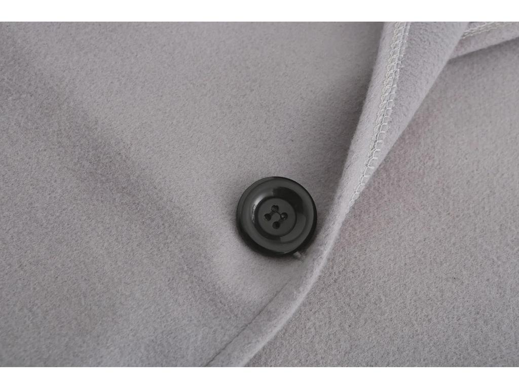 European & American Women's Multi-Color Loose Woolen Hooded Coat - Autumn/Winter Fashion 2020