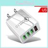 3 USB Цифровой Дисплей Быстрое Зарядное Устройство 5V3A Многофункциональный Адаптер Дорожное Зарядное Устройство