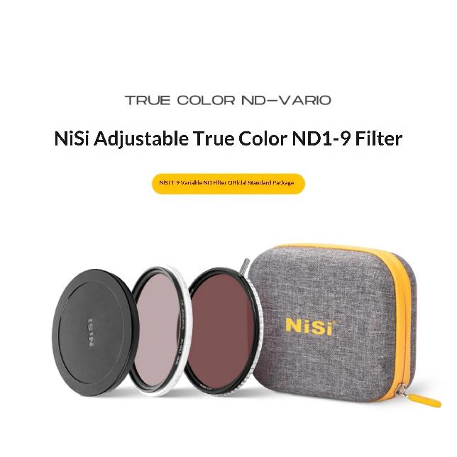 NiSi Swift переменный ND True Color ND1-5 ступеней Переменный ND Фильтр для камеры 49мм 52мм 55мм 58мм 62мм 67мм 72мм 77мм 82мм 95мм 105мм