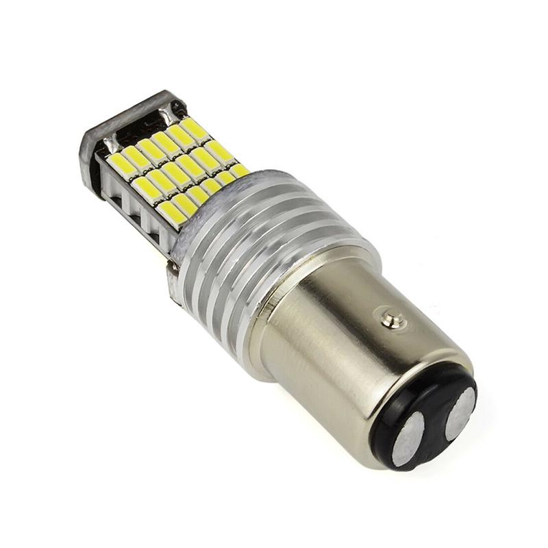 1157 Led Canbus P21W/5W Bay15D 45 Led SMD 4014 Лампочка стоп-сигнала для заднего хода