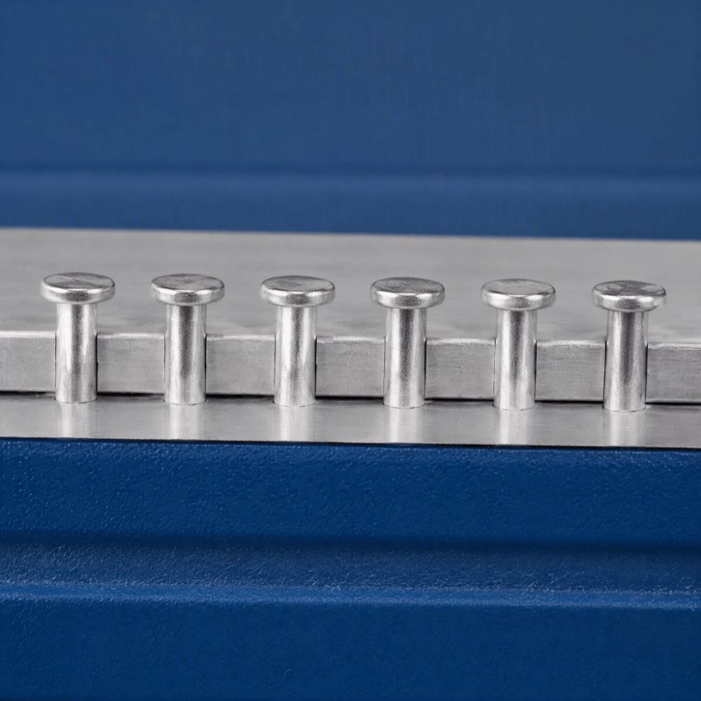 100pcs Durable Solid Rivets Boat Repair Aluminum Rivets Reliable Flat Head Rivets For Gas Systems