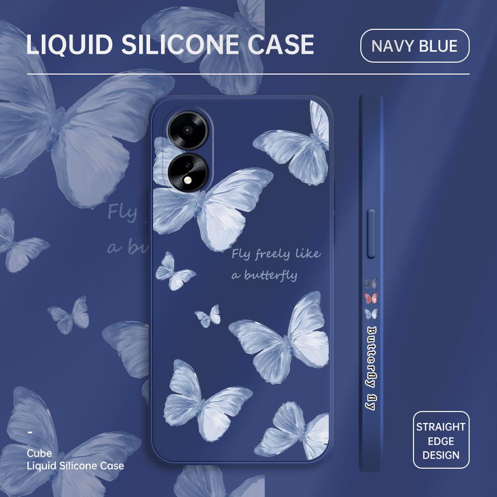 Для OPPO A31 A38 A53 A57 A59 A93 Realme 11 Pro 9 Pro C25 C25S C25Y C30 C65 C67 красочный узор бабочки полный объектив защитный мягкий чехол для телефона