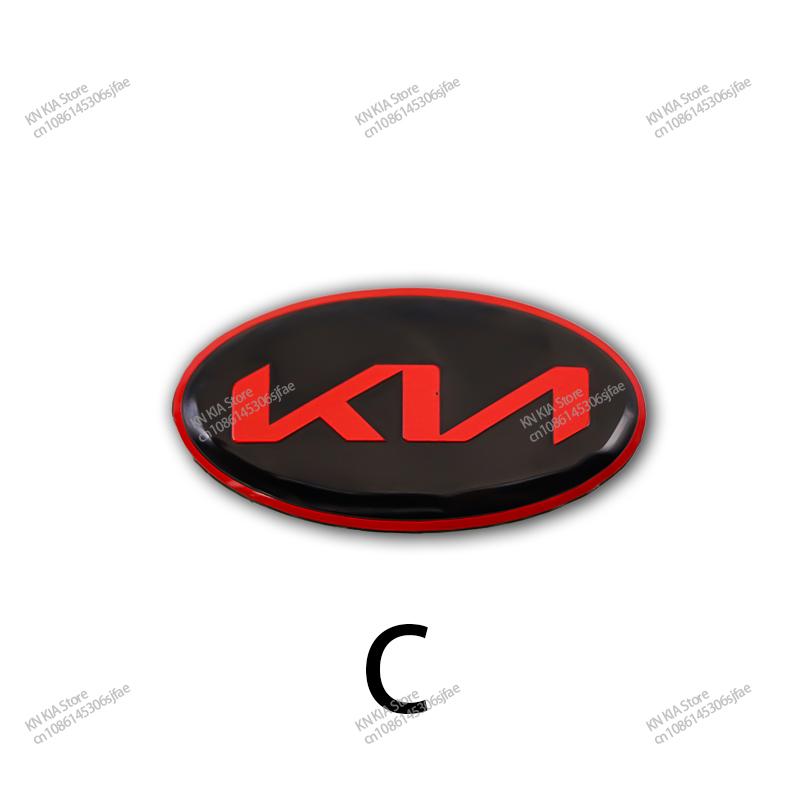 ISFR5 Для KIA EV6 Sorento Niro Stinger Ceed Carnival K5 K9 Soul Carens VQ Caden Логотип Автомобиля Руль Декоративная Наклейка Аксессуары
