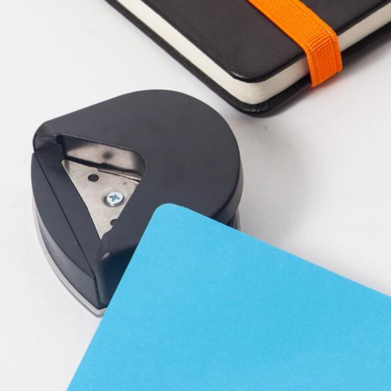 Labor-saving Press Type Corner Trimmer Plastic DIY Craft Paper Corner Cutter for Home