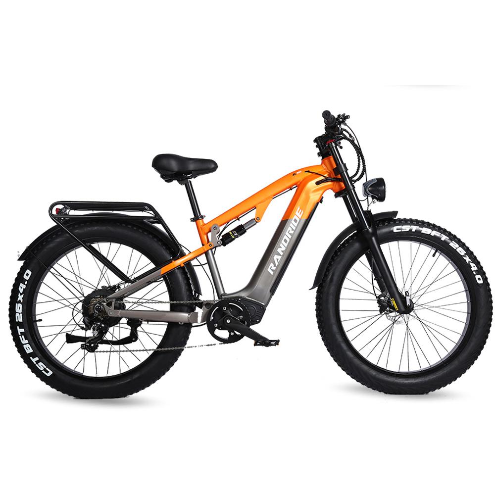 RANDRIDE YX80M 1500W Fat Tire Electric Bike 20AH Removable Battery 50KM/H Hydraulic Brake EU Stock 3-7Days Delivery