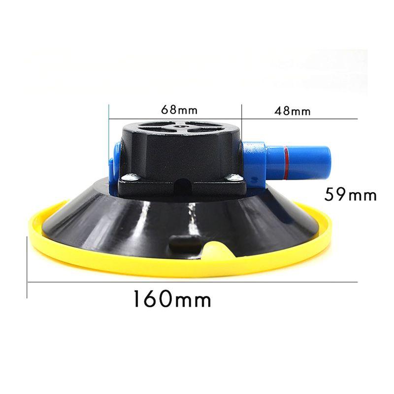 NEW-6 Inch Vacuum Suction Cups Glass Metal Boats Mount Base Hand Pump Glass Sucker Repair Hand Tools G1/4