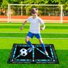 Football Footstep Training Mat Silent Soccer Sports Auxiliary Mat Non-Slip Indoor Soccer Practice Equipment
