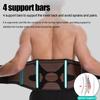 Lower Back Support Brace, Waist Support Belt, Lightweight Flexible Copper Infused Compression Back Brace Men Women, Everyday Use