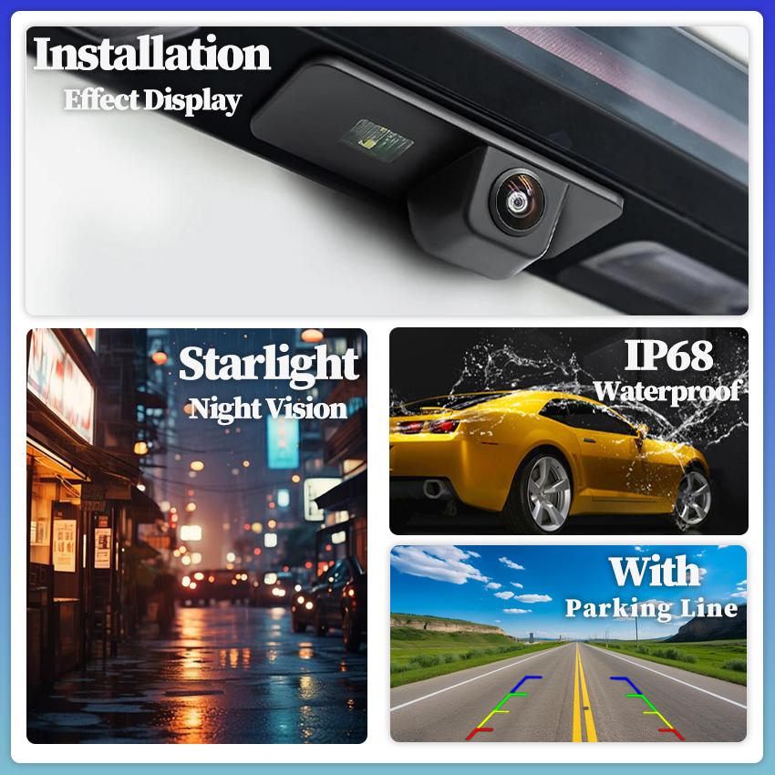 Backup Rear View Camera For Ford S Max 2006~2010 2011 2012 2013 2014 2015 HD CCD Night Vision parking Camera Fisheye Lens