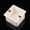 Home Equiments Light Touch PVC Plastic Wall Mounting Box Junction Concealed Bottom Switch Cassette