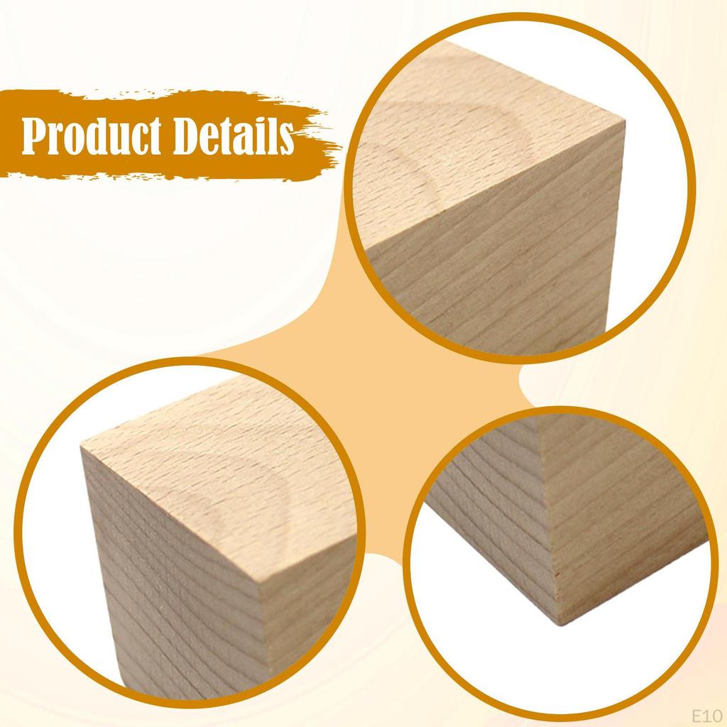 Липовые резные блоки Липовое дерево Ручная работа Необработанный блок Деревянный набор для мастерской