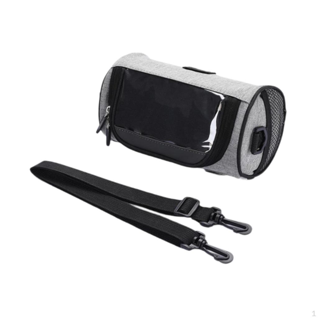 Сумка для хранения на руль велосипеда с держателем для телефона для езды на велосипеде