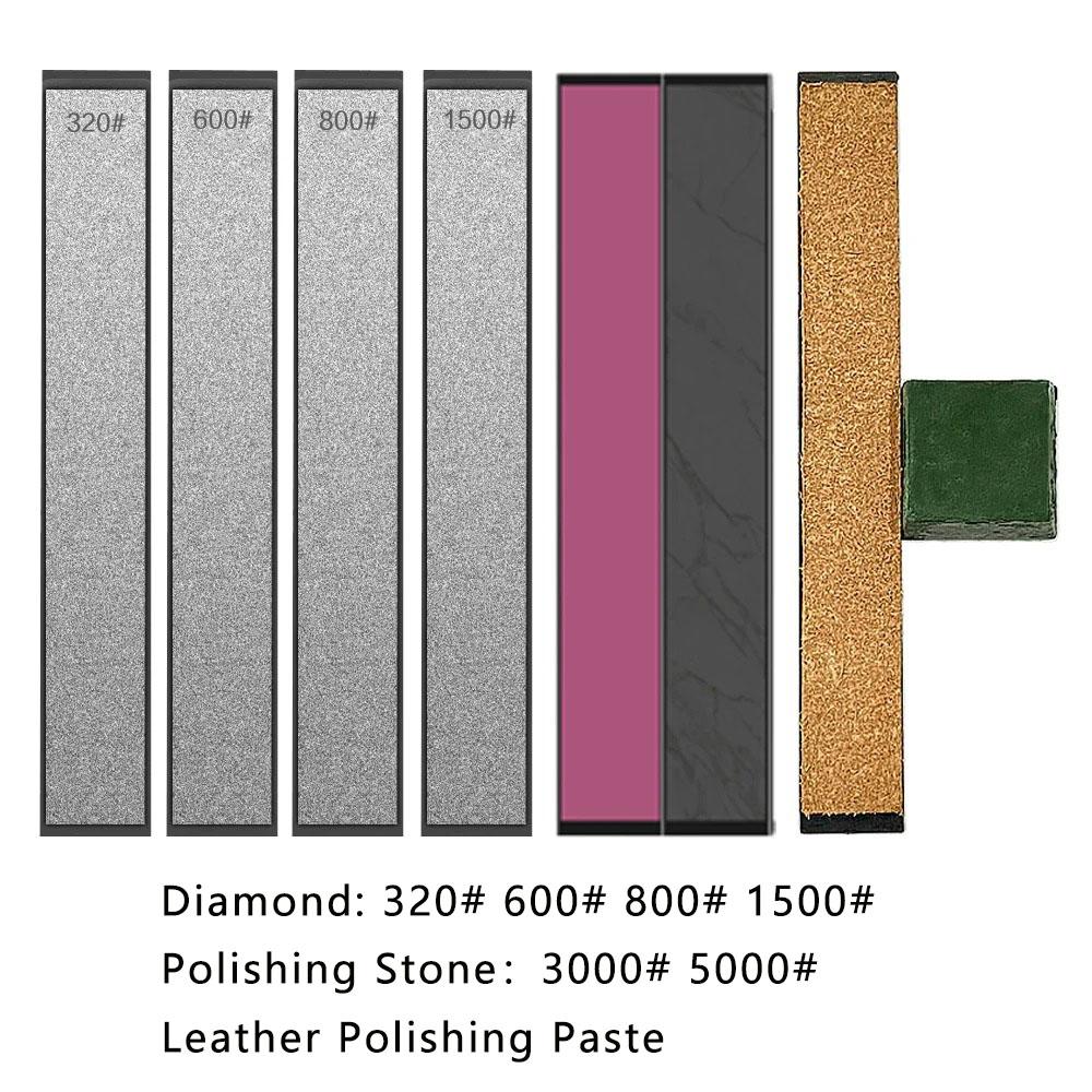 1PC 80-3000#Professional Diamond Sharpener for Knife Sharpening Stone System Kitchen Frinding Blade Fine Grinding Tool Whetstone