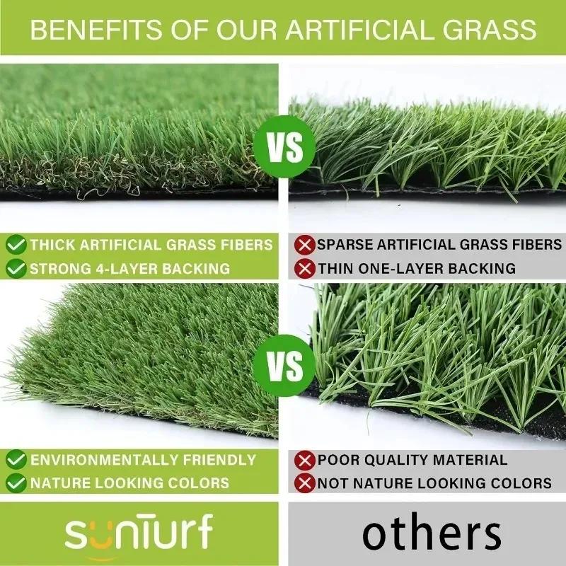 Grass Mat Dog Pee Pad Ultimate Washable Dog Grass Mat Reusable Odor-Control for Pet Training Easy-Clean Pee Pad Non-Slip Backing