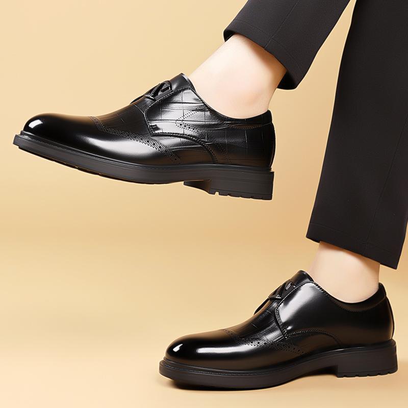 Модная обувь слипоны, удобная повседневная обувь, дышащая мужская свадебная обувь, универсальные мужские лоферы ручной работы, новинка 2025 года, мужская кожаная модельная обувь