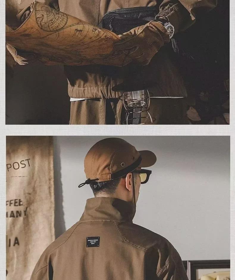 Мужская повседневная куртка в американском стиле в стиле ретро — весна и осень, модная свободная рабочая одежда