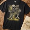 Funny Heavy Mech Warrior Graphic T-Shirt | Bipedal Robot Dance Tee | Unisex Gift for Sci-Fi Assault Mech Wargamers