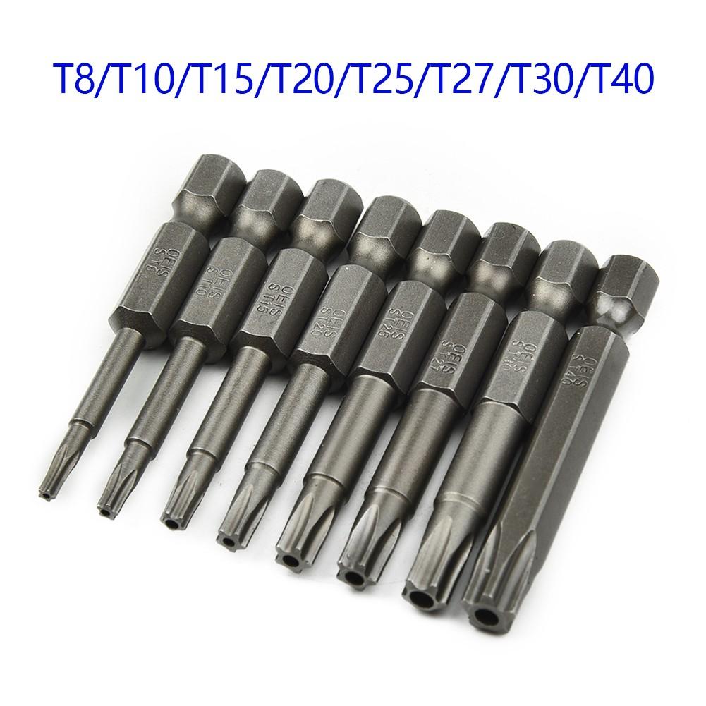 8 Pcs Bit Alloy Steel For Air Drills For Electric Screwdrivers