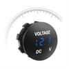 Plastic DC 12V-24V Panel Motorcycle Battery Gauge Car Voltmeter Voltage Meter