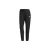 Adidas Solid Color Logo Print Drawstring Waist Sports Pants Women Bottoms Black DM5267