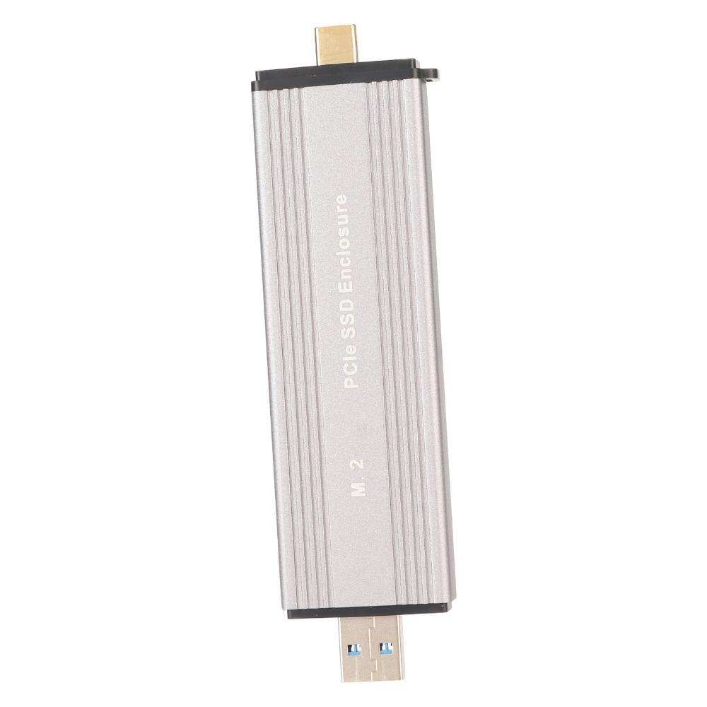 Aluminum Alloy PCIe SSD Enclosure Type C USB3.2 Gen2 Enclosure HDD Enclosure Desktop Computer