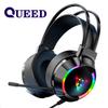 New USB Gaming Headset with Microphone 7.1 Channel Large Earmuffs Listening To Sound Debate Durable Headphones