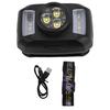 COB LED Headlamp Ultra Bright Rechargeable Headlight Flashlight with Motion Sensor for Outdoor Camping Running Hiking