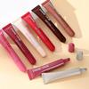 PAGE VINE Peptide Lip Gloss Plumping Oil Mirror Shine Hydrating Liquid Lip Gloss Long Lasting Moisturizing