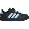 adidas Уличная обувь Удобные Классические скейт-туфли Детские скейт-туфли Черные LA8418