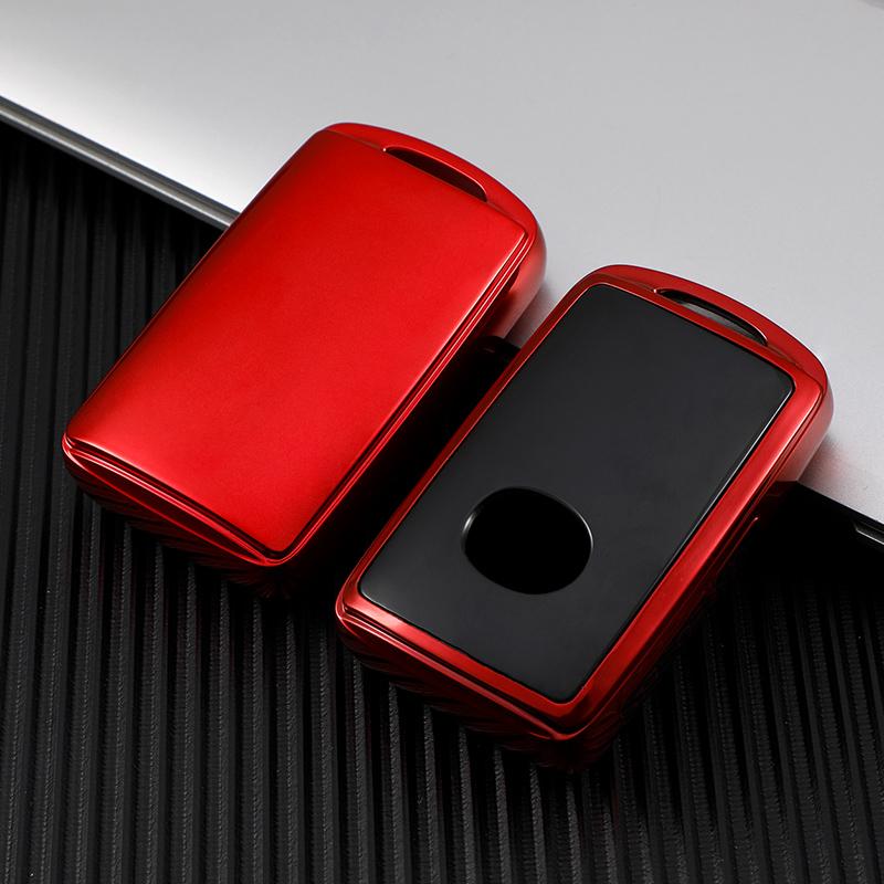 Soft TPU Car Remote Key Cover Case Bag for Mazda 3 Alexa CX4 CX5 CX-5 CX8 CX-30 CX30 Fob Shell Protector Hodler Accessories