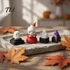 Halloween Party Favors Fidget Clicker for Stress Relief, Pumpkin Skull Ghost Witch Finger Hat Clicker, 3D Printed Push Button Bag Charm Mechanical Toy