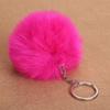 Мягкий для женщин пушистый мех ювелирные изделия меховой шар помпон брелок модные аксессуары брелок брелки