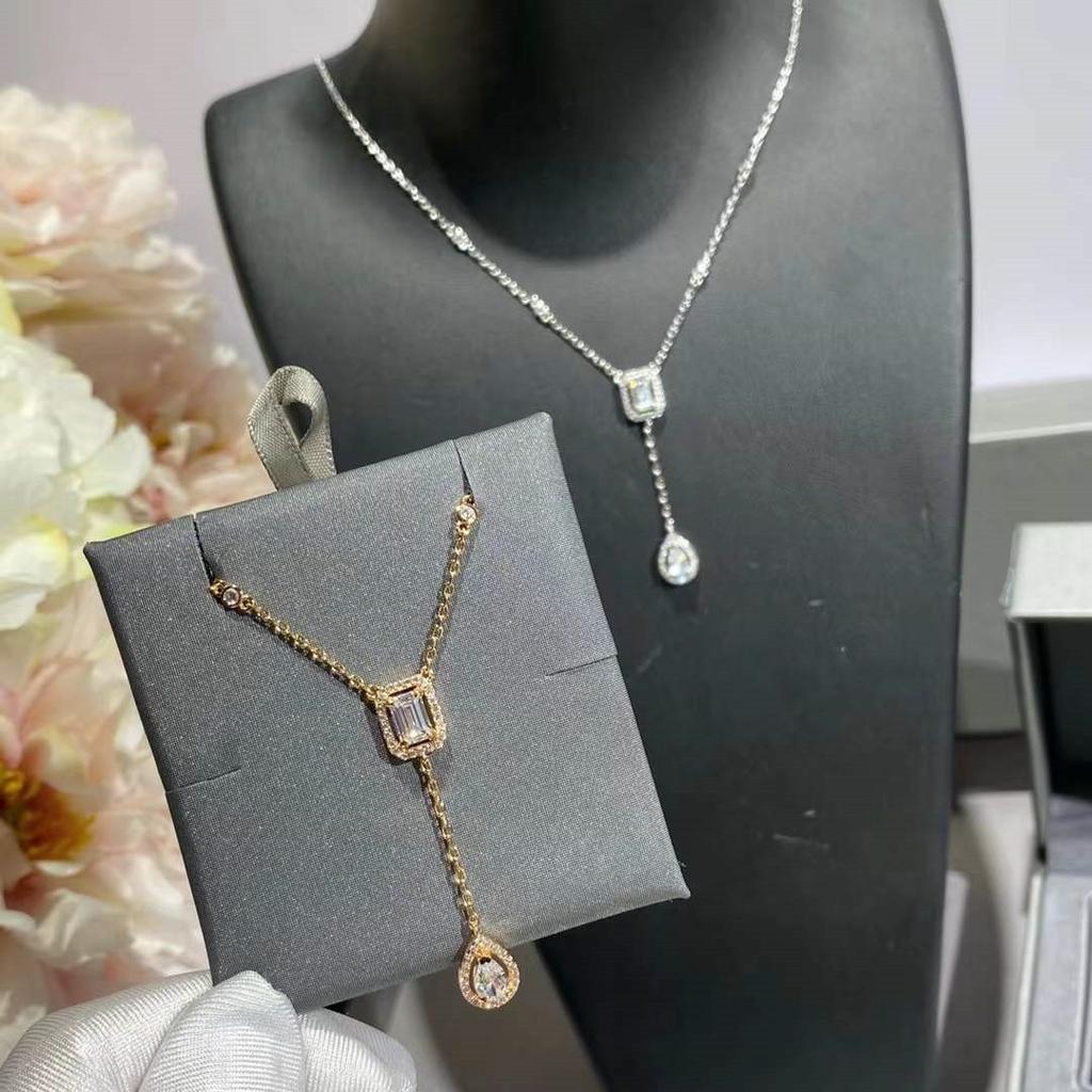 Распродажа Новые Модные Супер Популярные Брендовые Классические Европейские Роскошные Ожерелья Для Женщин Геометрические Подвески-Шармы с Цирконием