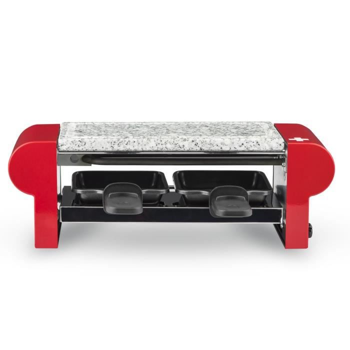 HKoeNIG Raclette Machine - RP2 - Up To 2 People - Granite Plate - Adjustable Temperature - 350 W