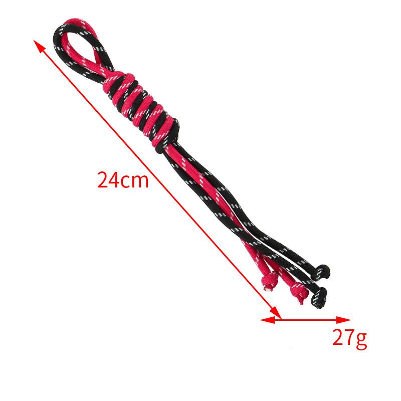Многоцветный Трендовый Контрастный Дизайн Нейлоновая Ручная веревка Брелок Ручное плетение Дизайн Подвеска на сумку Брелок
