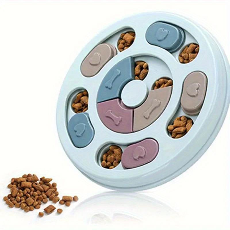 Interactive Slow Feeder Dog Bowl - Anti-Choke, Non-Slip Pet Puzzle Toy for Healthy Eating & Mental Stimulation