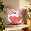 Stylish DDoraemoned Cushion Cover Versatile DoubleSided Pillow Case Fit for Sofa Bed Car  Daily Decor