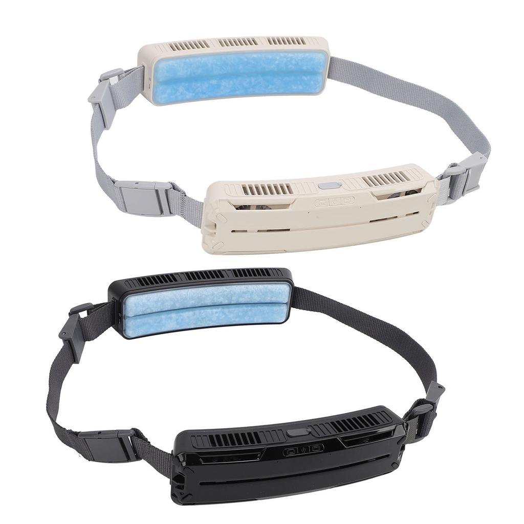 Носимый поясной вентилятор Hands Free сильный ветер охлаждение перезаряжаемый регулируемый ремень для путешествий кемпинг Fi