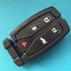 Пустой корпус автомобильного ключа с 5 кнопками, необрезанное лезвие, чехол для дистанционного ключа-брелока, складной, модифицированный, подходит для Rover-Freelander 2