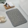 2 шт. Сверхмягкие Толстые Коралловые Флисовые Коврики для Ванной - Быстросохнущие Нескользящие Набор из 2 Ковров Дизайн для Домашнего Декора