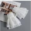 DIY Detachable Cuffs Cuff Extension Embroidery Lace Daisy Fake Sleeves Elastic Wild Wrist Pleated Organ Lolita Fake Sleeves