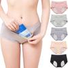 Mid Waist Pocket Physiological Panties Widened Side Leakage Prevention Women Panty Three Layers of Anti-leakage Lady Underwear Briefs