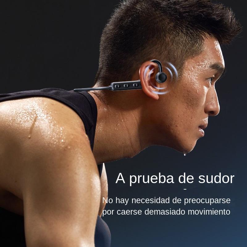 Беспроводной Bluetooth-наушник с шейным креплением, спортивная Bluetooth-гарнитура, наушники с высокой мощностью и костной проводимостью звука для iPhone, Samsung, Xiaomi