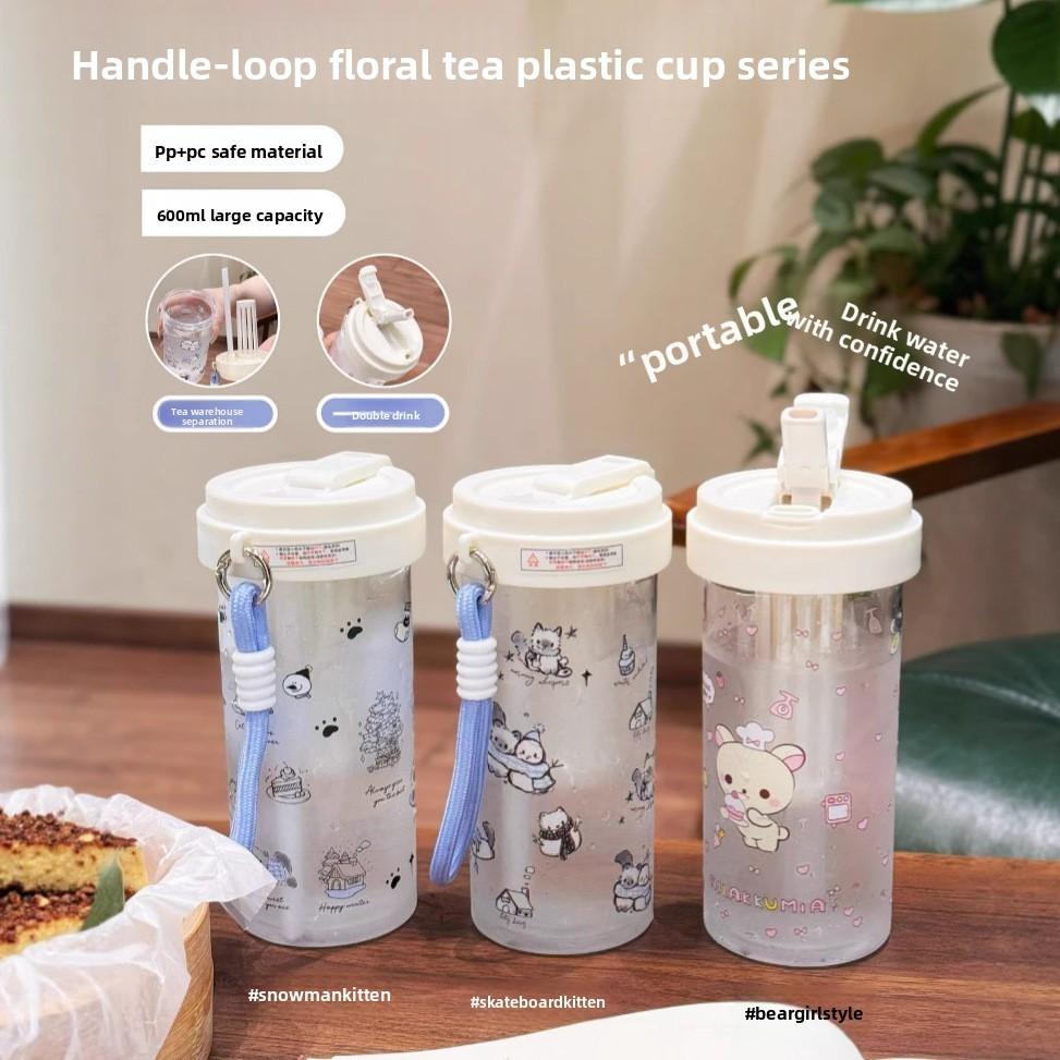 Plastic Travel Mug With Leak Proof Lid For Kids And Teens