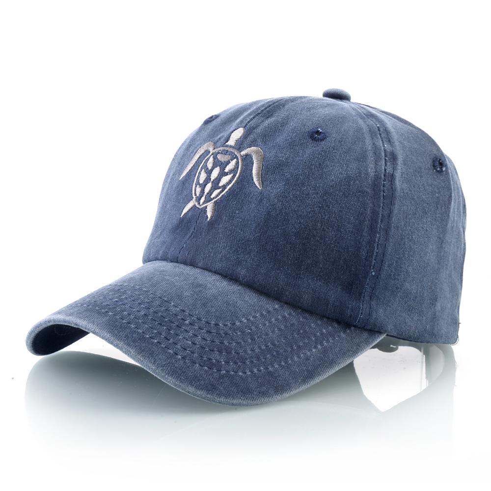 Four Seasons Dad Hats Men Denim Baseball Cap With Embroidery Turtle Outdoor Casual Sport Visor Baseball Hats Women's Casquette